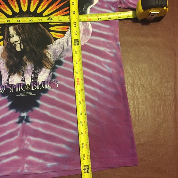 Vtg 2000 Janis Joplin Tie Dye Woodstock Tee S - Picture 8 of 8